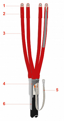 4ПКВНТпН-Б-1-300...400 Муфта концевая 